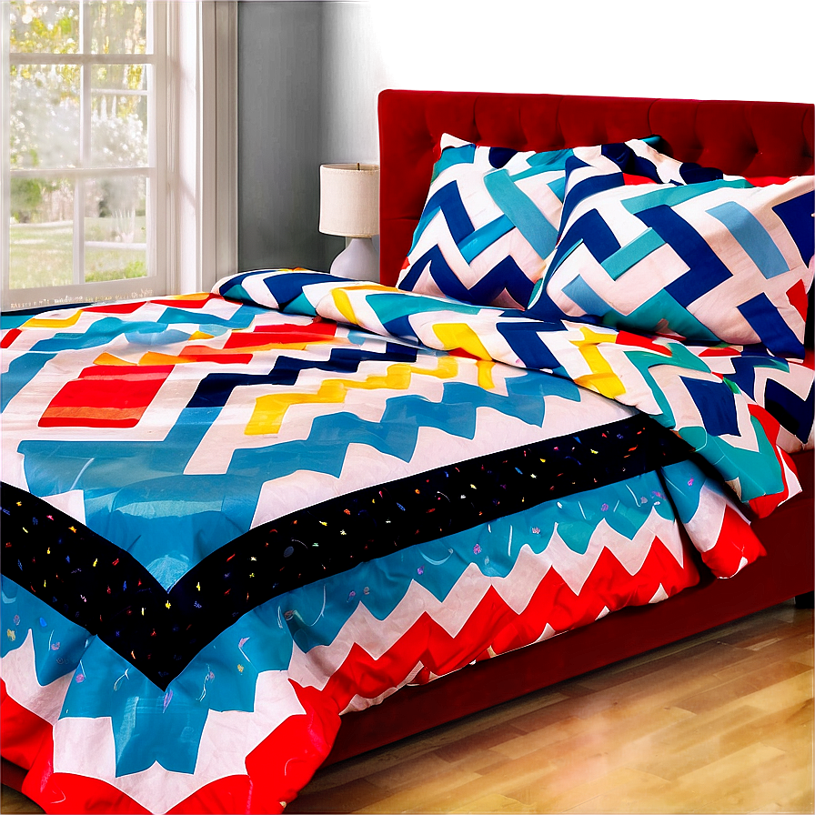 Chevron Bed Sheet Png Juc PNG image