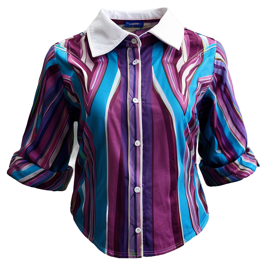 Chevron Collar Shirt Png 06272024 PNG image