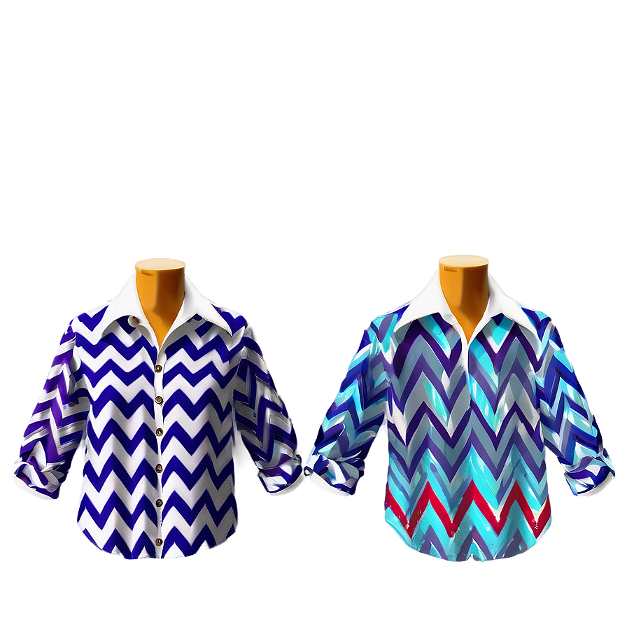 Chevron Collar Shirt Png 77 PNG image