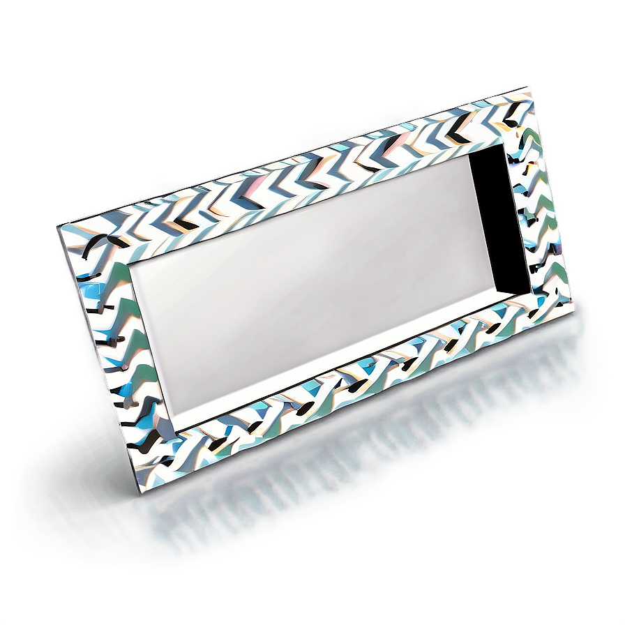 Chevron Mirror Frame Png Bfq84 PNG image