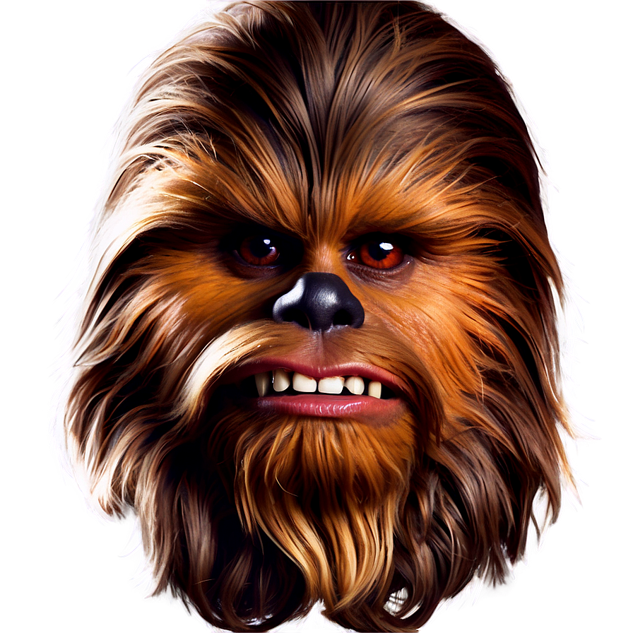 Chewbacca Digital Painting Png 06202024 PNG image