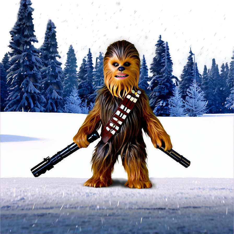 Chewbacca In Snow Scene Png 53 PNG image