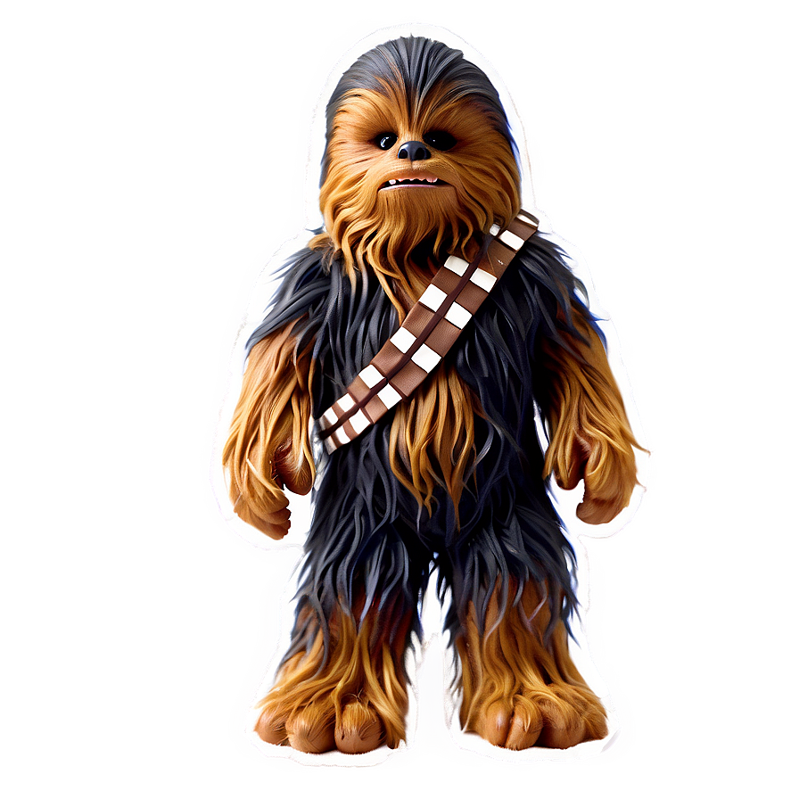 Chewbacca Soft Toy Version Png 06202024 PNG image