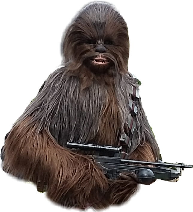 Chewbacca_with_ Bowcaster PNG image