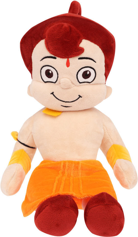 Chhota Bheem Plush Toy PNG image