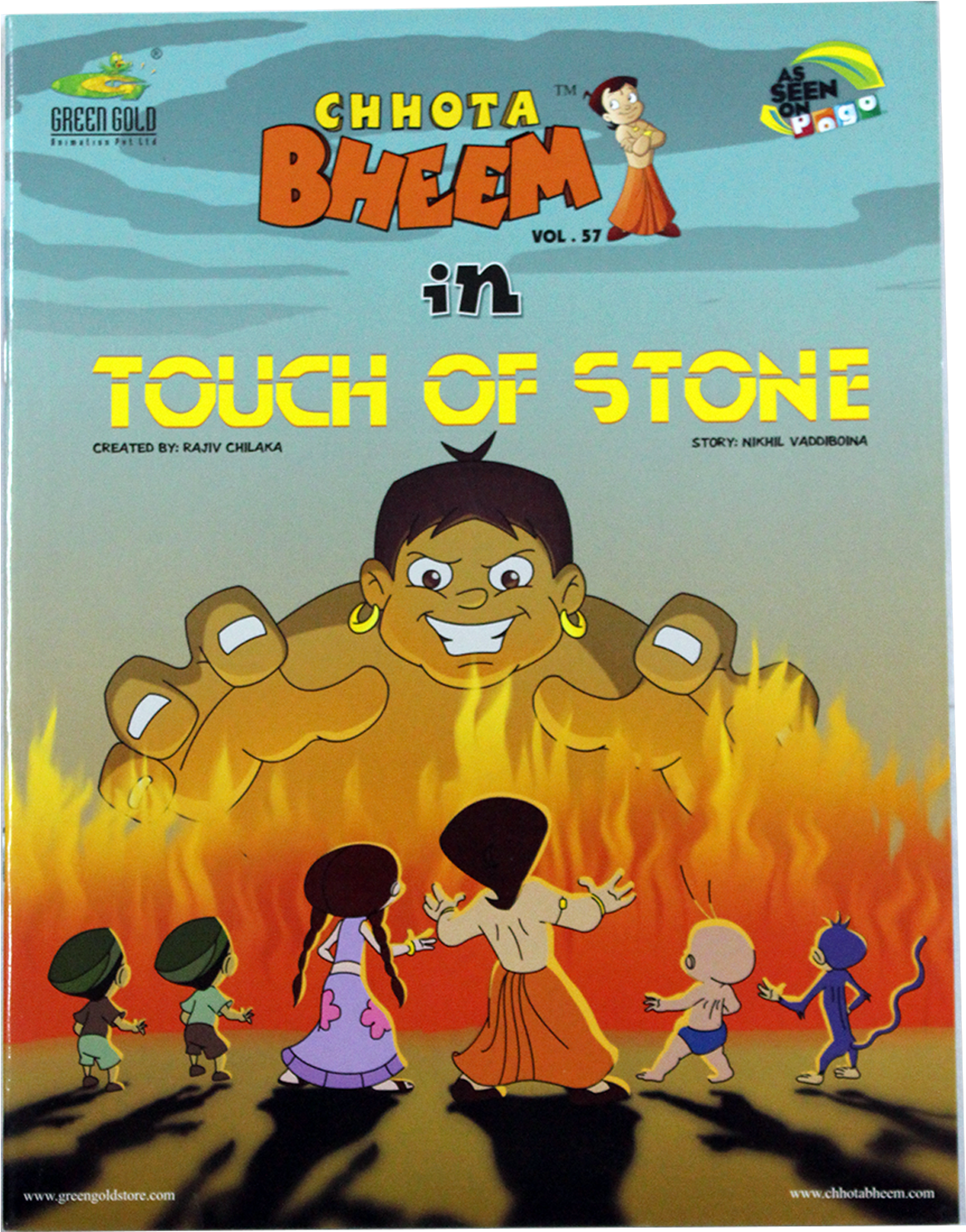 Chhota_ Bheem_ Touch_of_ Stone_ Cover PNG image