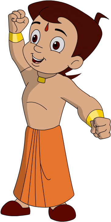 Chhota Bheem Victorious Pose PNG image