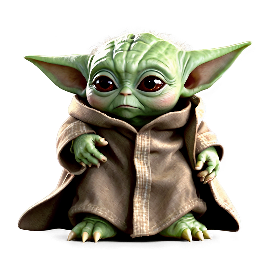 Chibi Baby Yoda Cute Png 06252024 PNG image