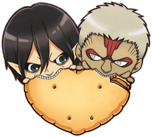 Chibi_ Eren_and_ Reiner_ Peeking PNG image