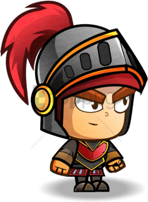 Chibi Knight Character PNG image