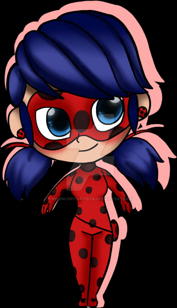 Chibi Ladybug Fanart PNG image