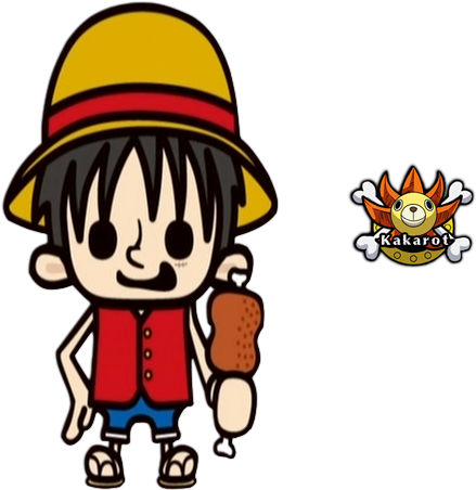 Chibi Luffy One Piece Character PNG image