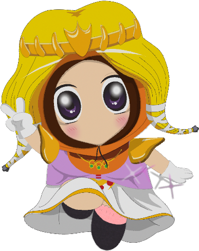 Chibi Princess Cartoon Character PNG image