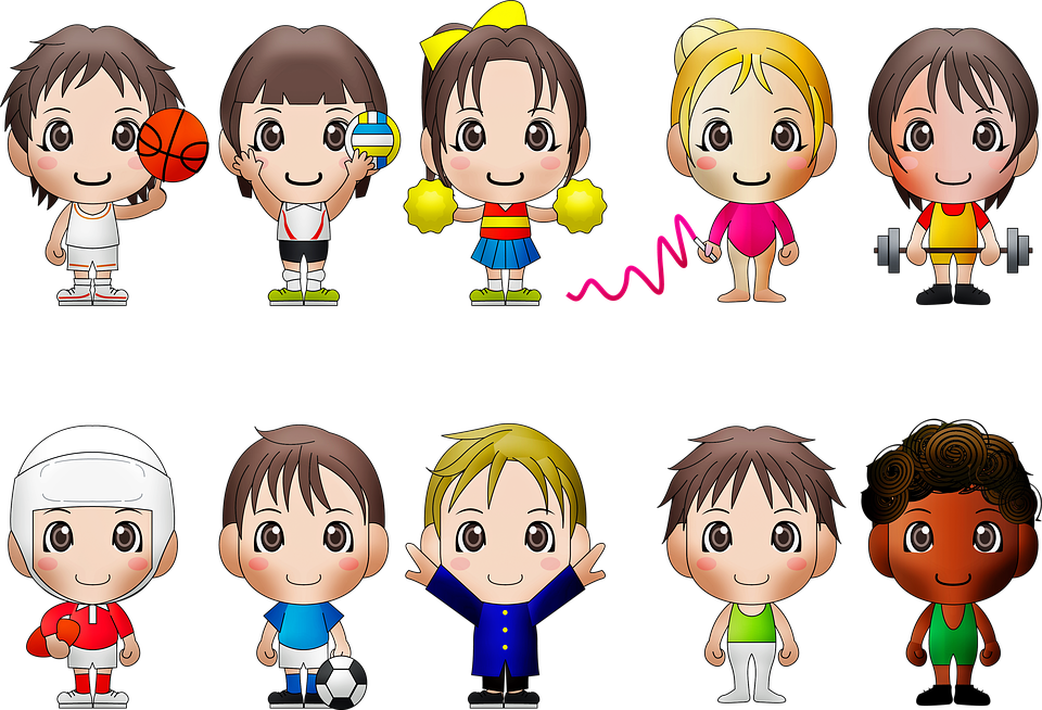 Chibi Sports Characters Set.png PNG image