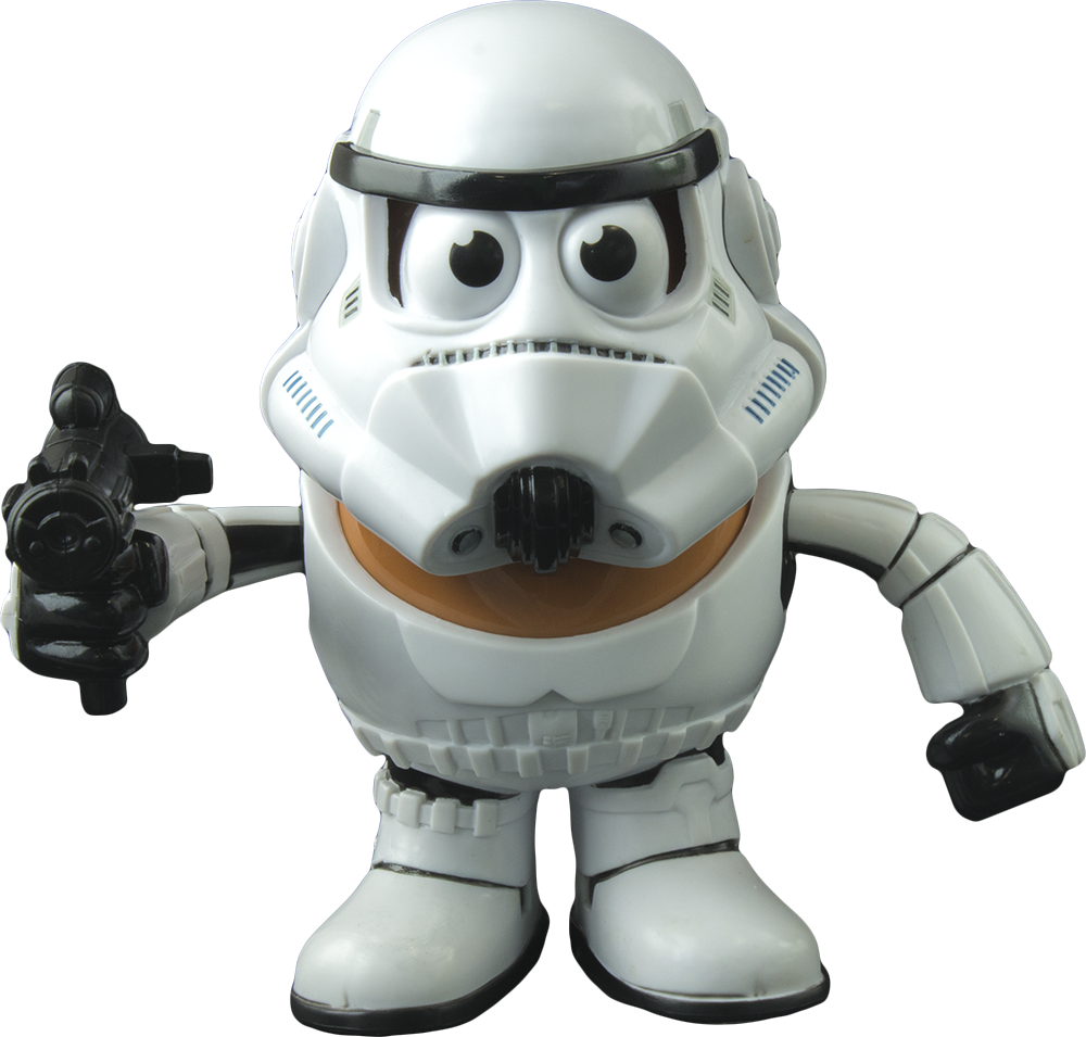 Chibi Style Stormtrooper Figure PNG image