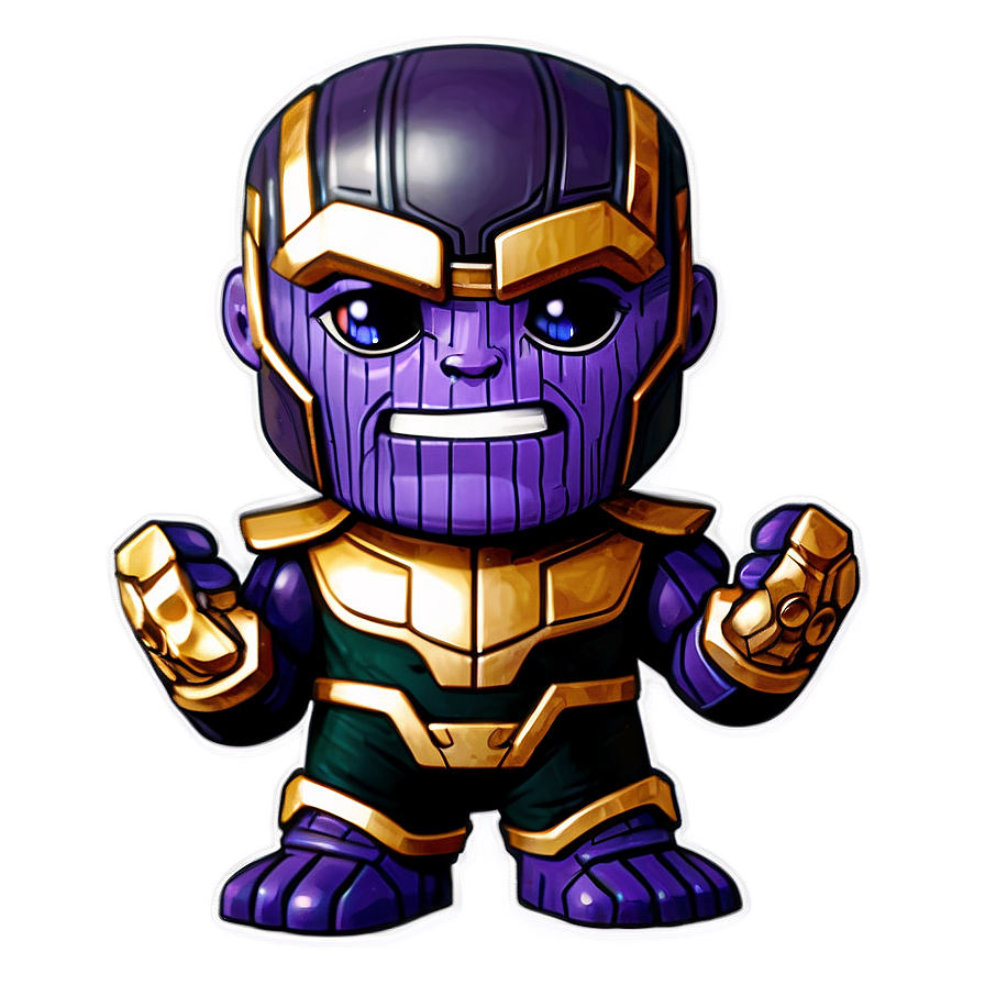 Chibi Style Thanos Png 84 PNG image
