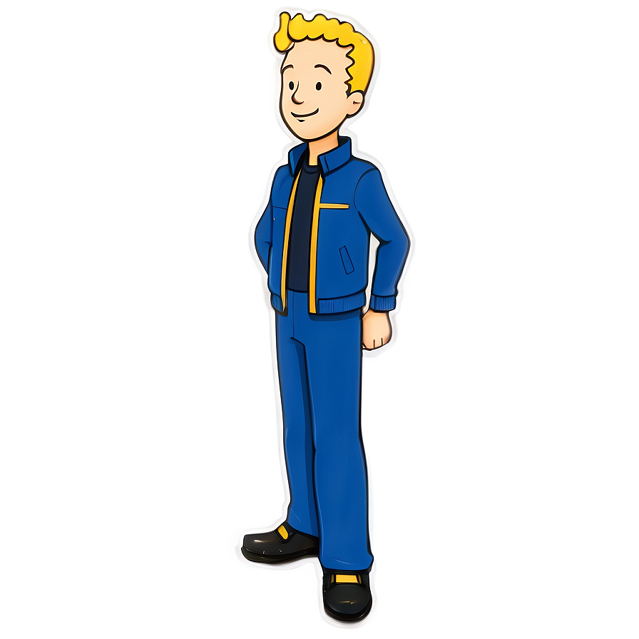 Chibi Style Vault Boy Png Okf58 PNG image