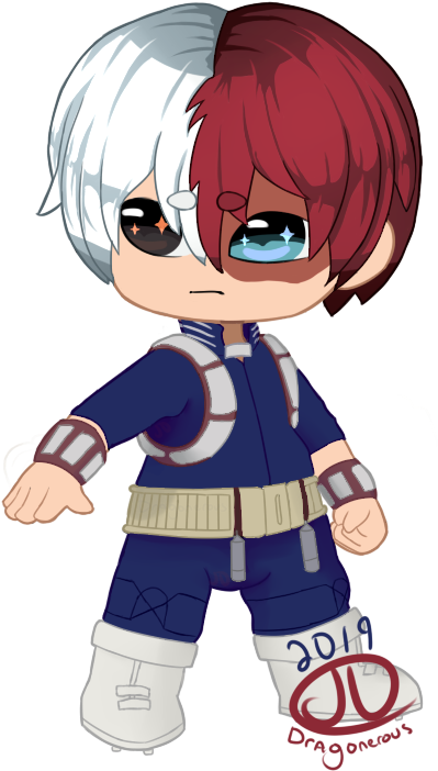 Chibi Todoroki My Hero Academia PNG image