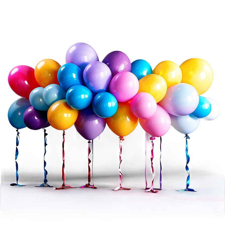 Chic Balloon Garland Arrangements Png Xvk91 PNG image