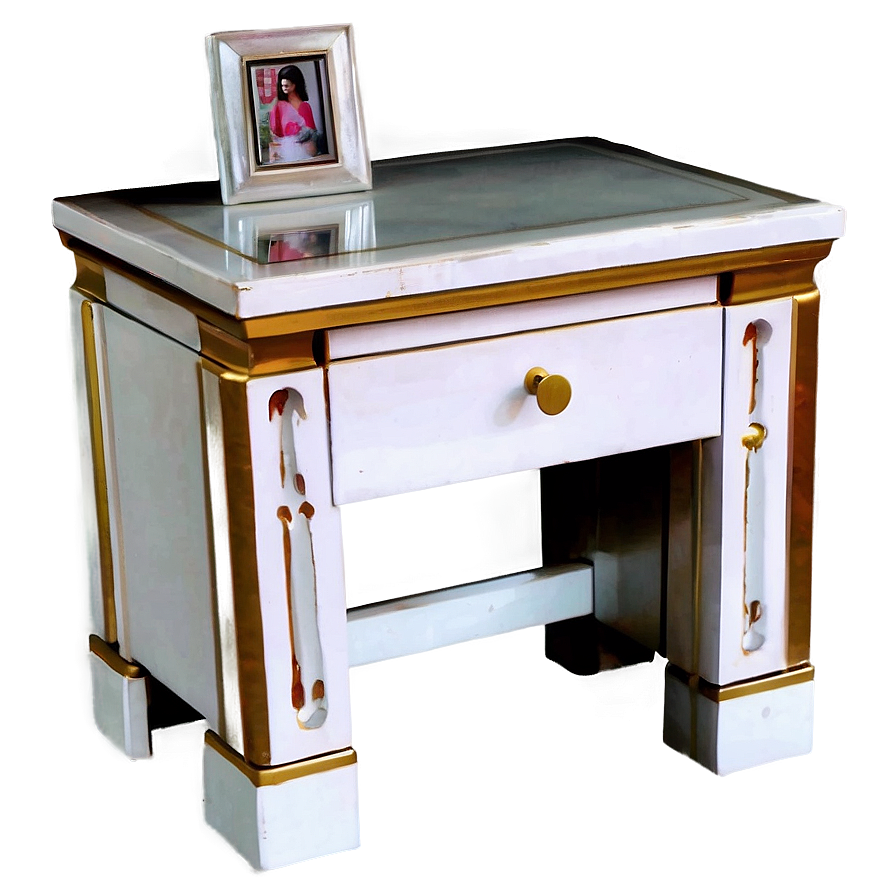 Chic Bedside Table Png Gtt PNG image