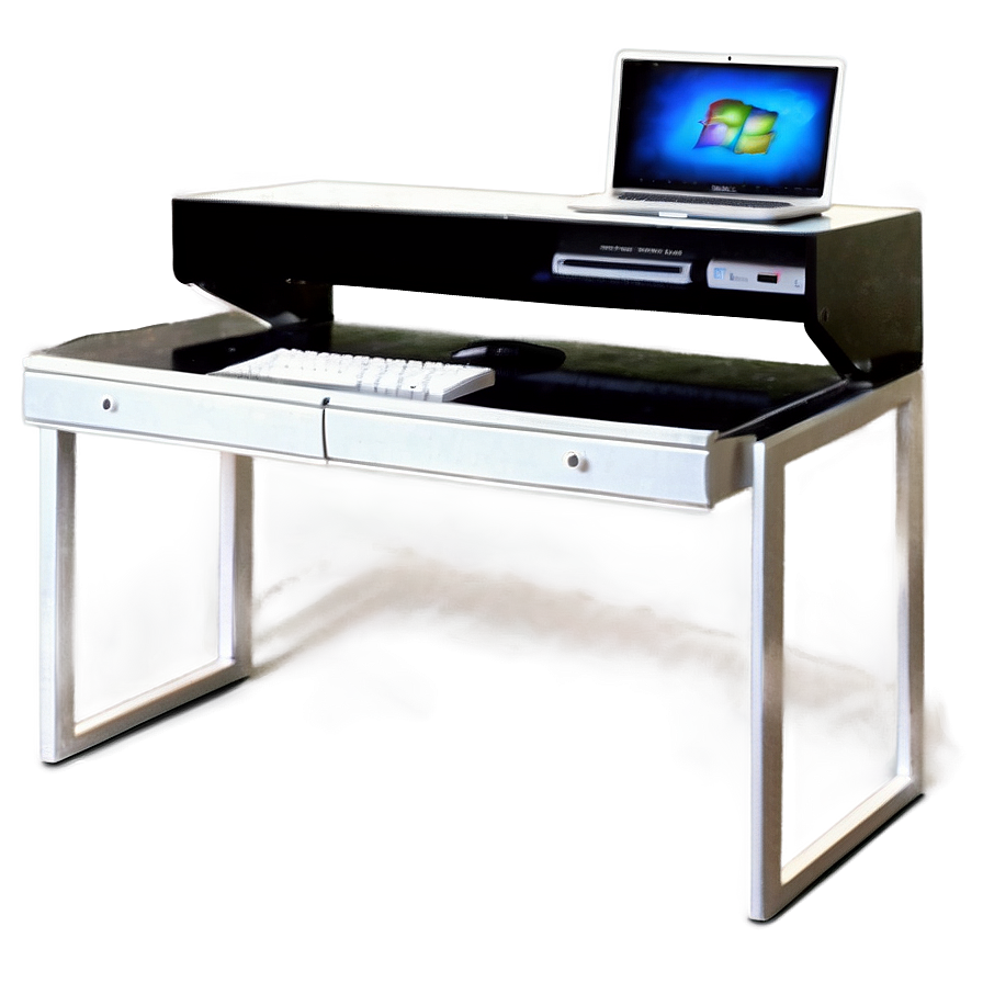 Chic Computer Desk Png 06262024 PNG image