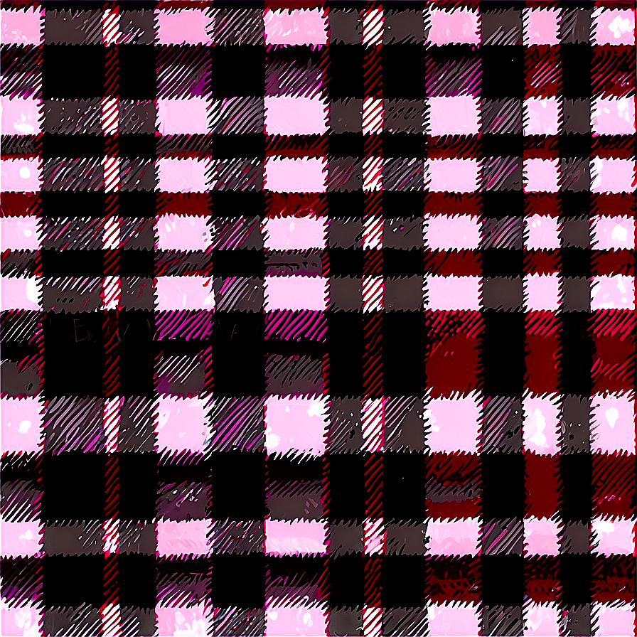 Chic Houndstooth Plaid Png Eja PNG image