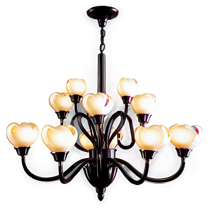 Chic Modern Chandelier Png Ybm54 PNG image