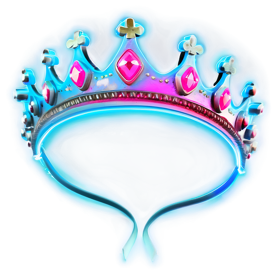 Chic Neon Crown Png Lve37 PNG image