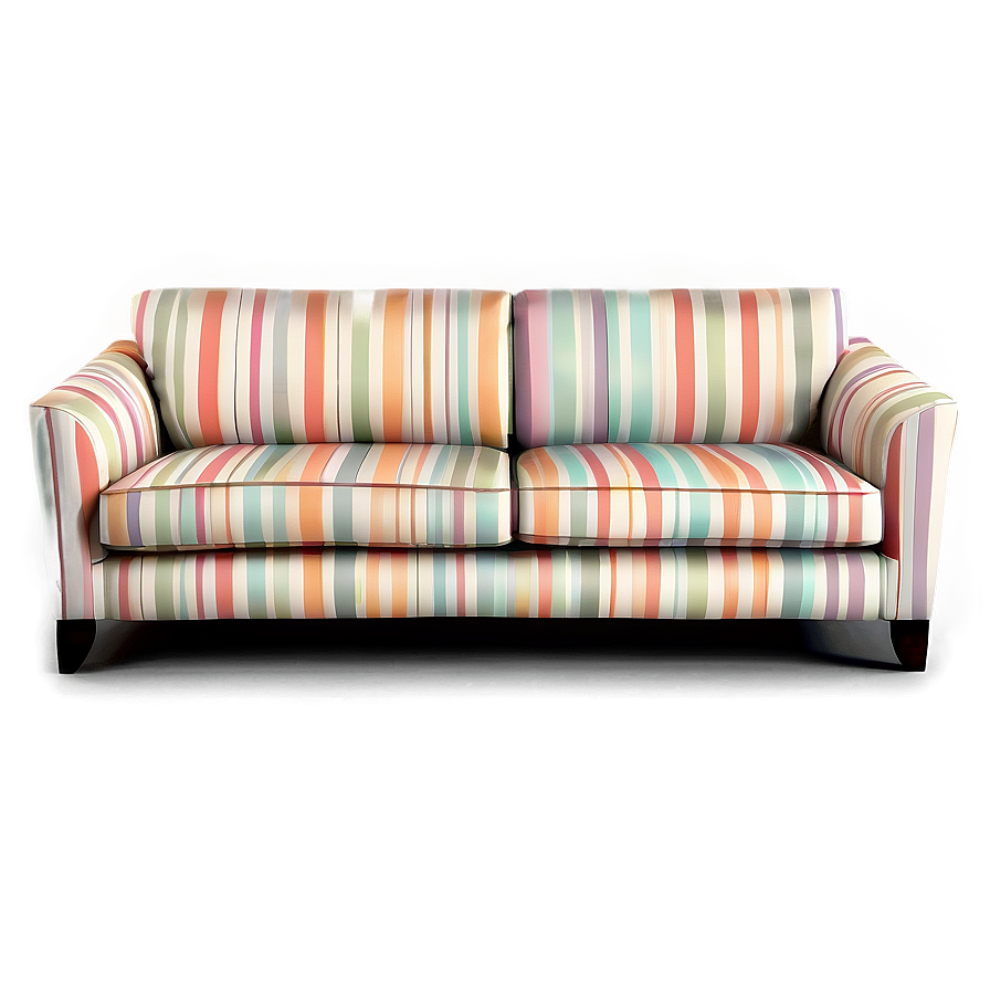 Chic Patterned Couch Png Qmg PNG image