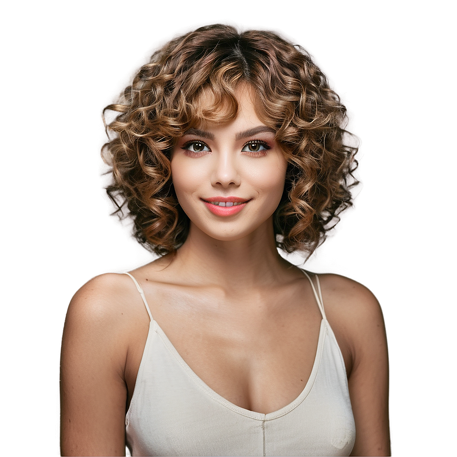 Chic Perm For Everyday Png 3 PNG image