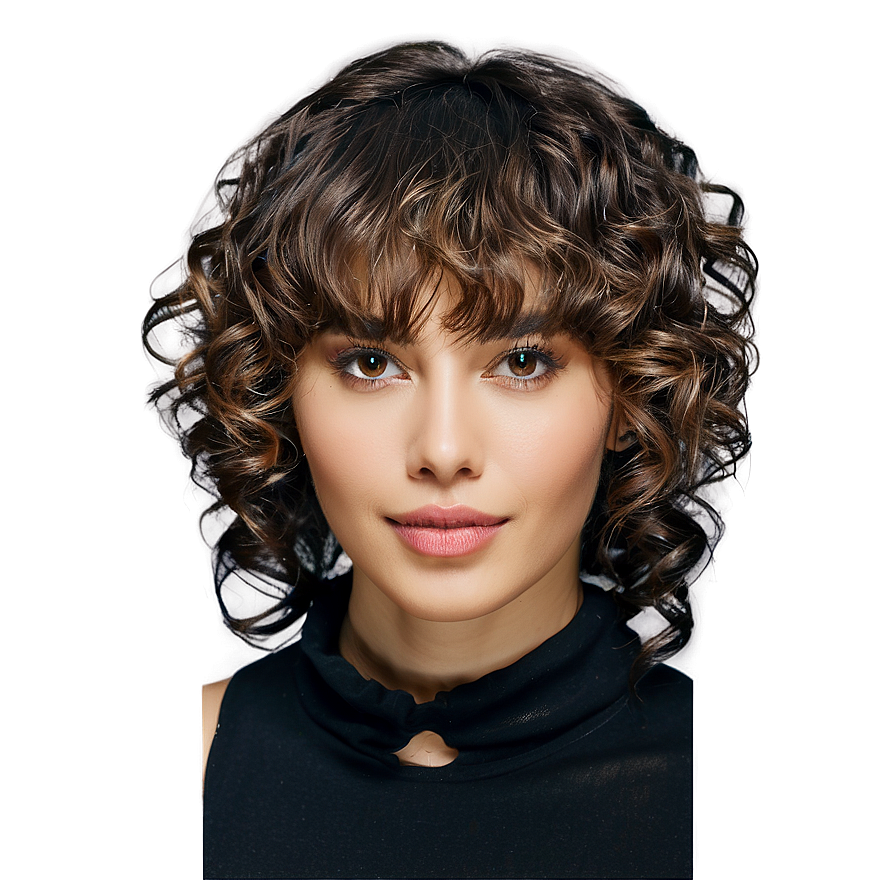 Chic Perm For Everyday Png Yqh PNG image