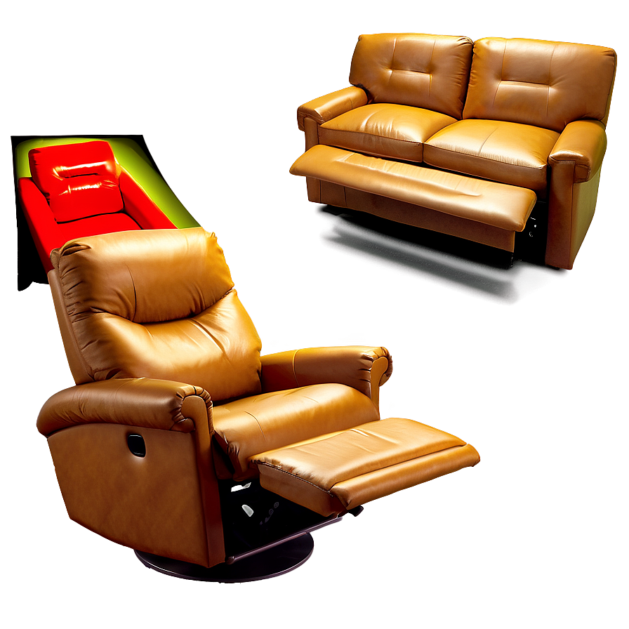 Chic Recliner Sofa Png 95 PNG image