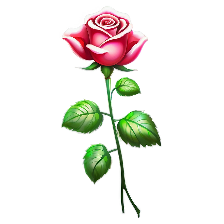 Chic Rose Tattoo Concept Png Wbd23 PNG image