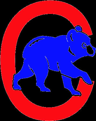 Chicago Cubs Bear Logo Graphic PNG image