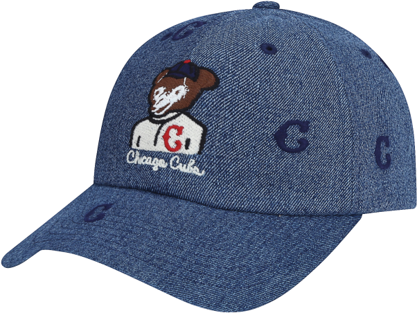 Chicago Cubs Denim Baseball Cap PNG image