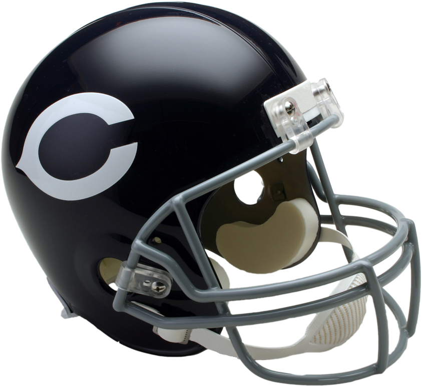 Chicago Football Helmet Iconic Design PNG image