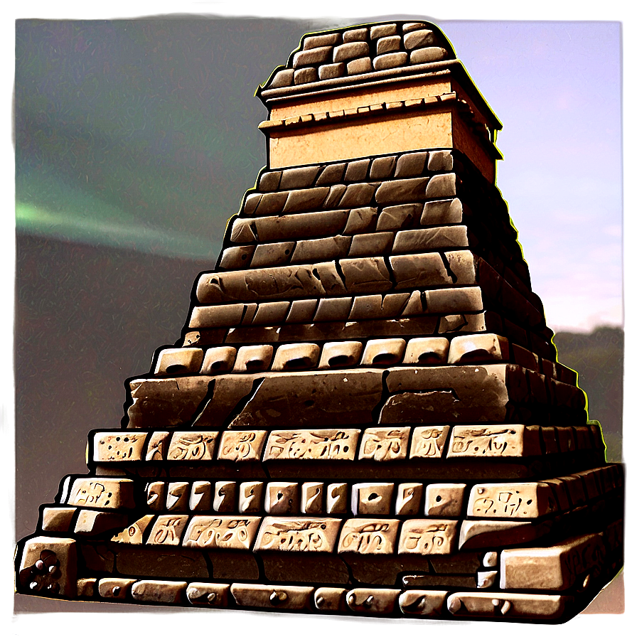 Chichen Itza Stone Steps Png 06252024 PNG image