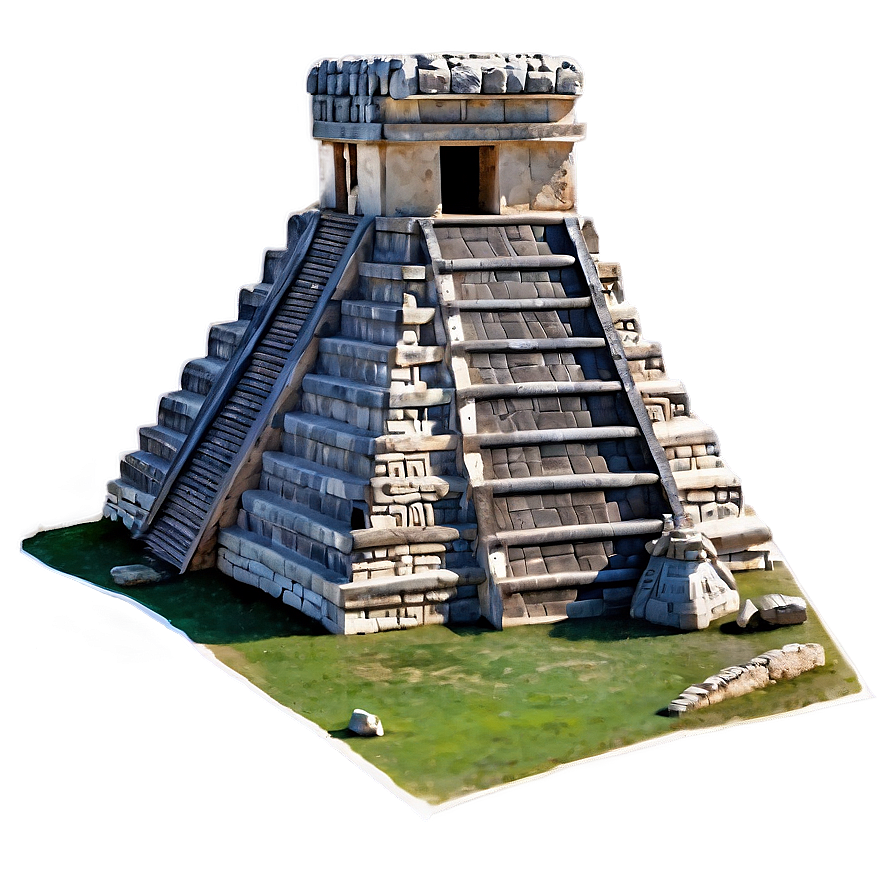 Chichen Itza Temple Top Png 06252024 PNG image