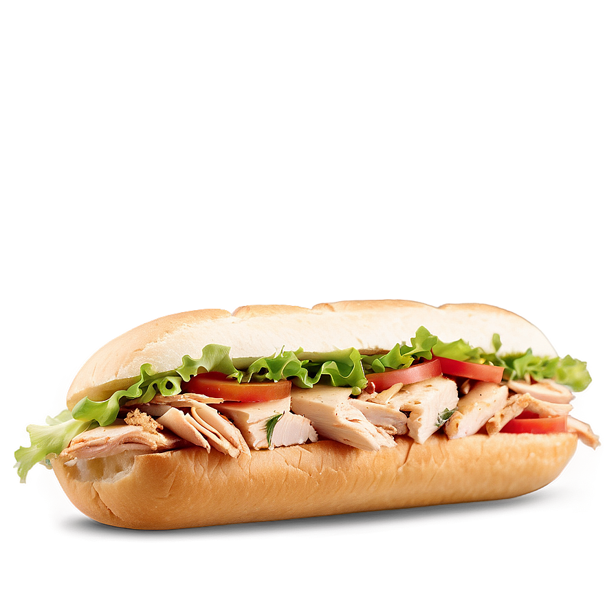 Chicken Sub Sandwich Png 06272024 PNG image