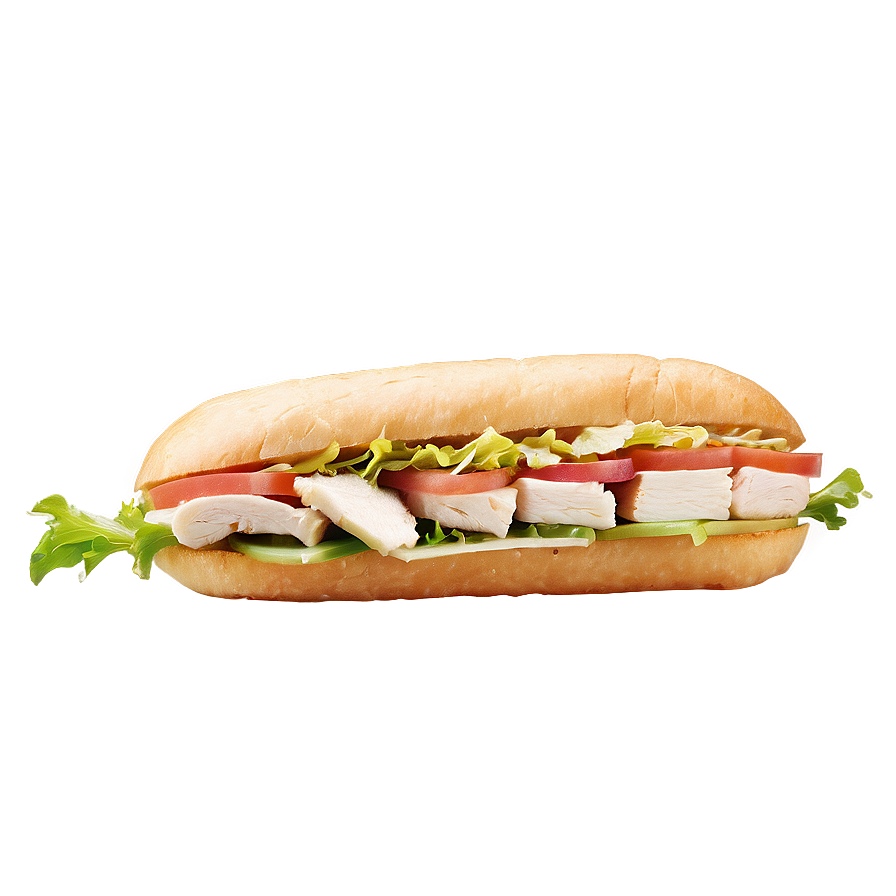 Chicken Sub Sandwich Png 57 PNG image