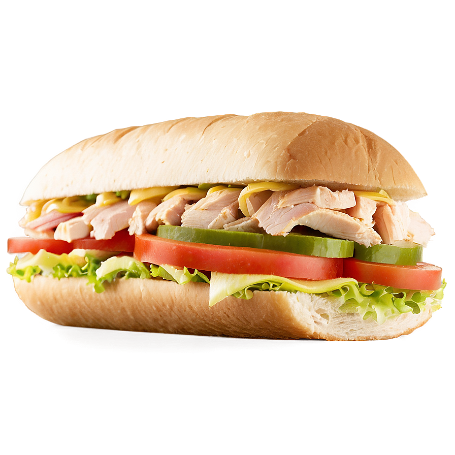 Chicken Sub Sandwich Png Ihc46 PNG image