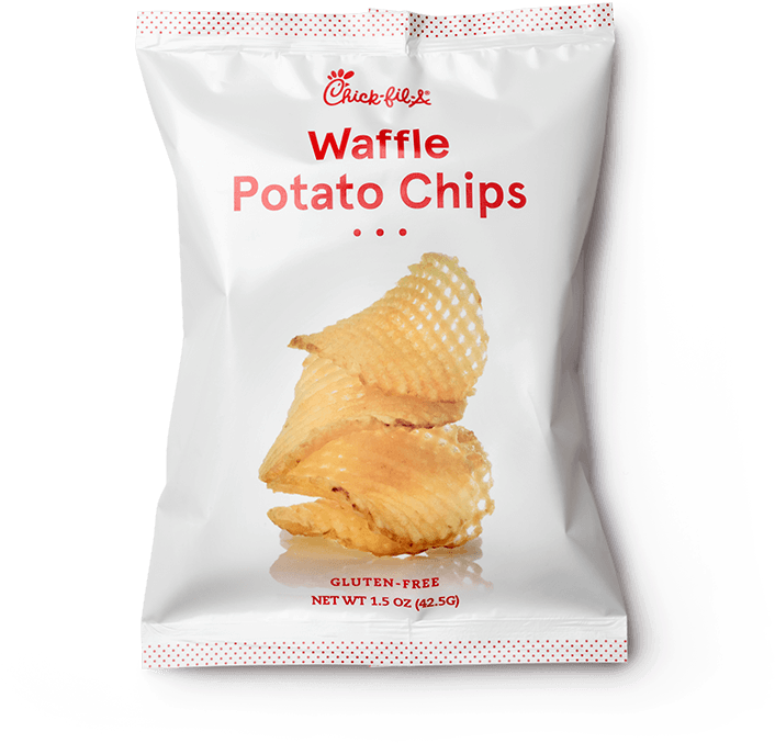 Chickfil A Waffle Potato Chips Package PNG image