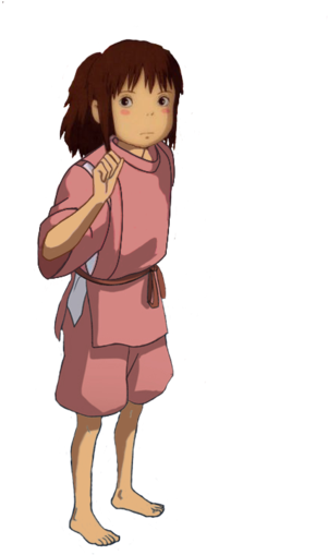 Chihiro Spirited Away Character PNG image