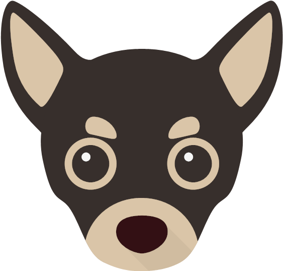 Chihuahua Head Vector Illustration PNG image