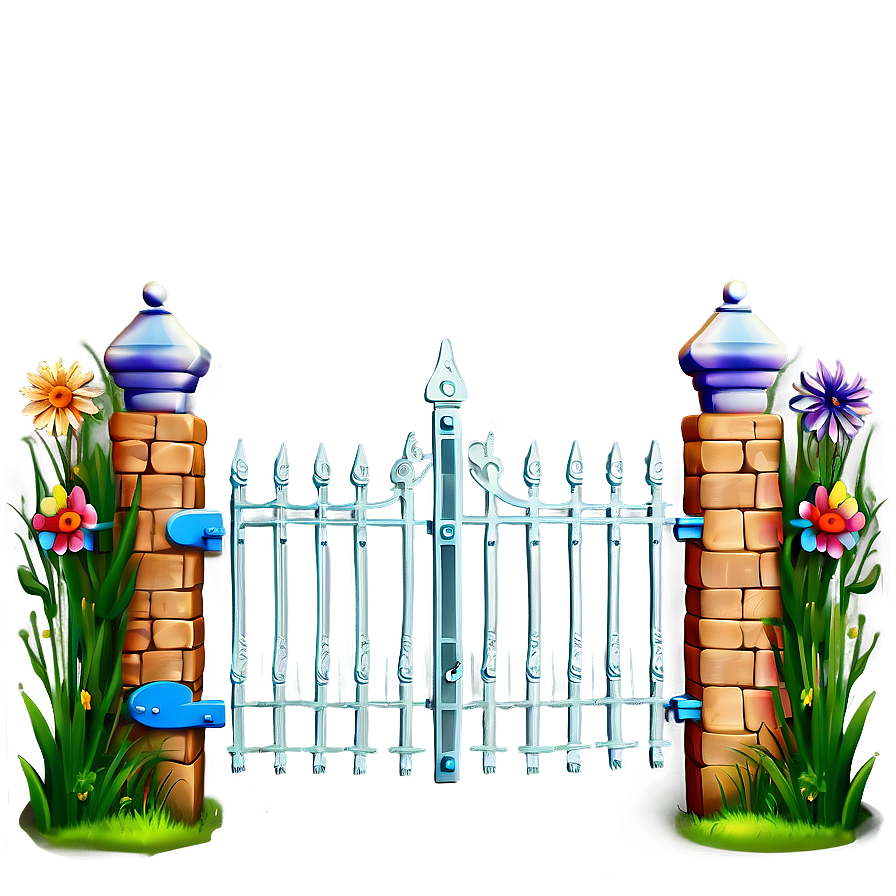 Child-friendly Garden Gate Png Txd19 PNG image