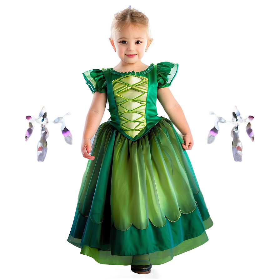 Child In Fairy Tale Dress Png 05242024 PNG image