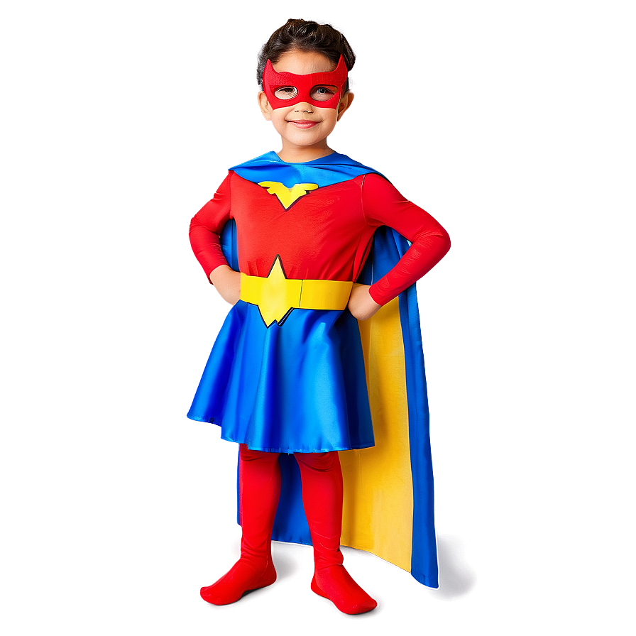 Child In Superhero Costume Png Hqr18 PNG image