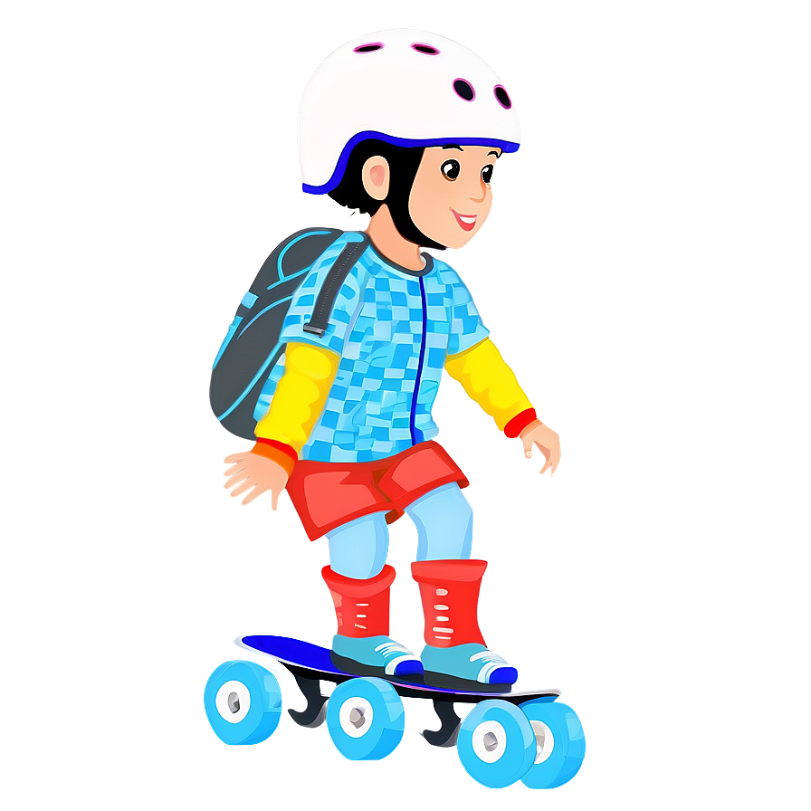 Child On Roller Skates Png 05242024 PNG image