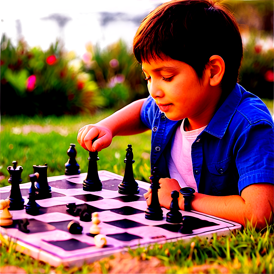 Child Playing Chess Png 64 PNG image