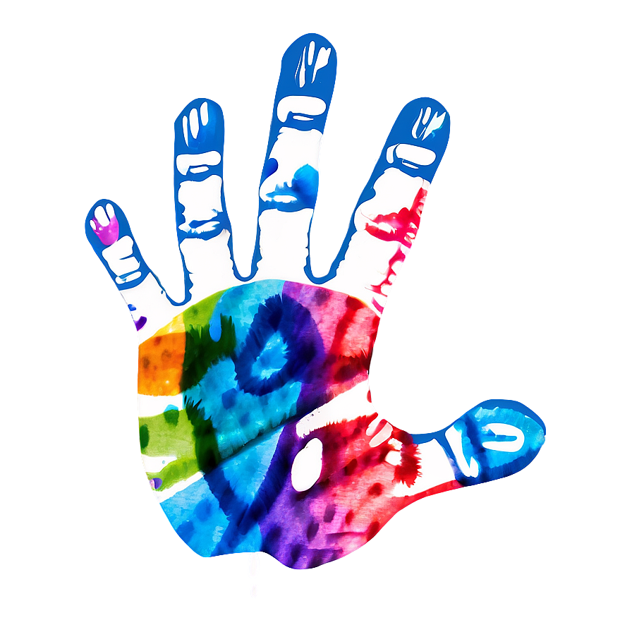 Child's Handprint Illustration Png Mxx PNG image